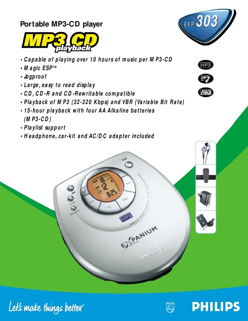 Philips Expanium EXP 303 User manual