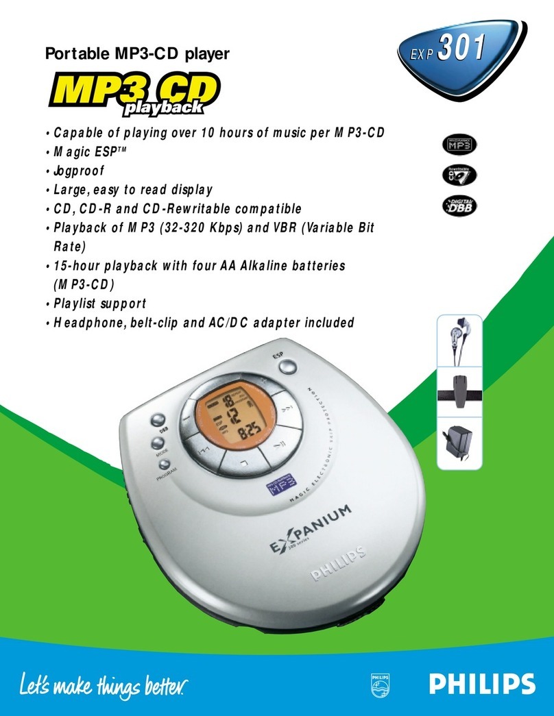 Philips Expanium EXP 301 Specifications