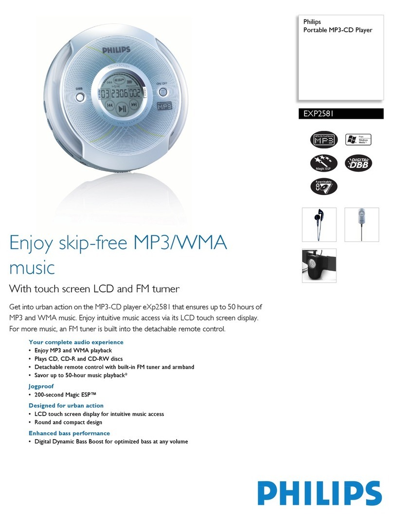 Philips EXP2581 User manual
