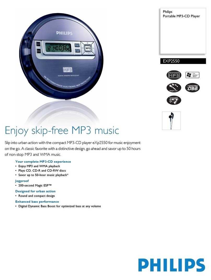 Philips EXP2550 User manual Philips EXP2550 User manual