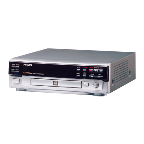 Philips CDR930 Specifications