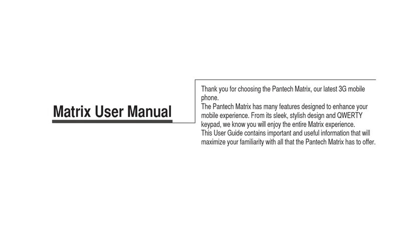 Pantech Matrix User manual