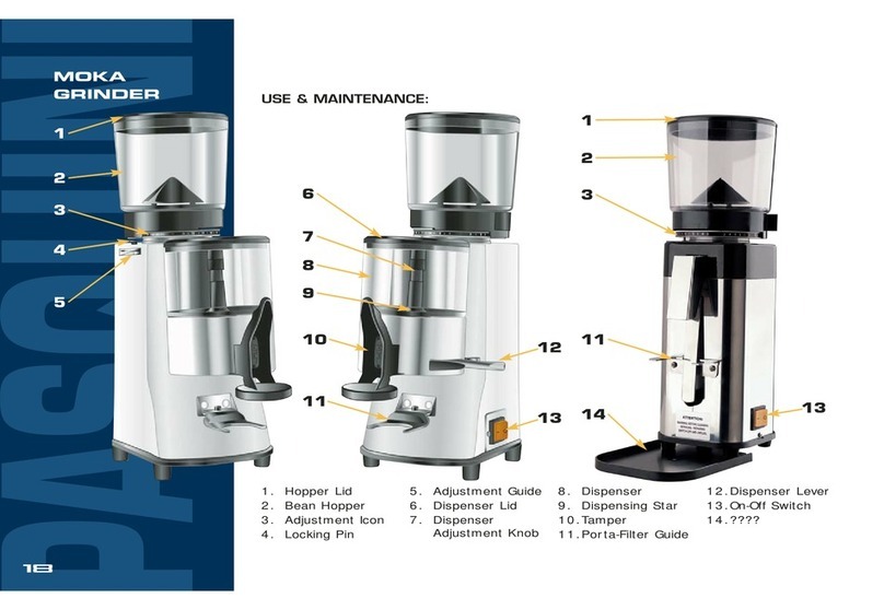 Pasquini MOKA User manual