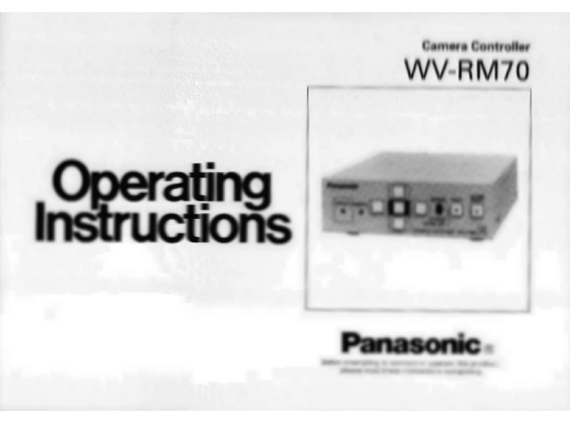 Panasonic WVRM70 - ACCESSORY operating instructions