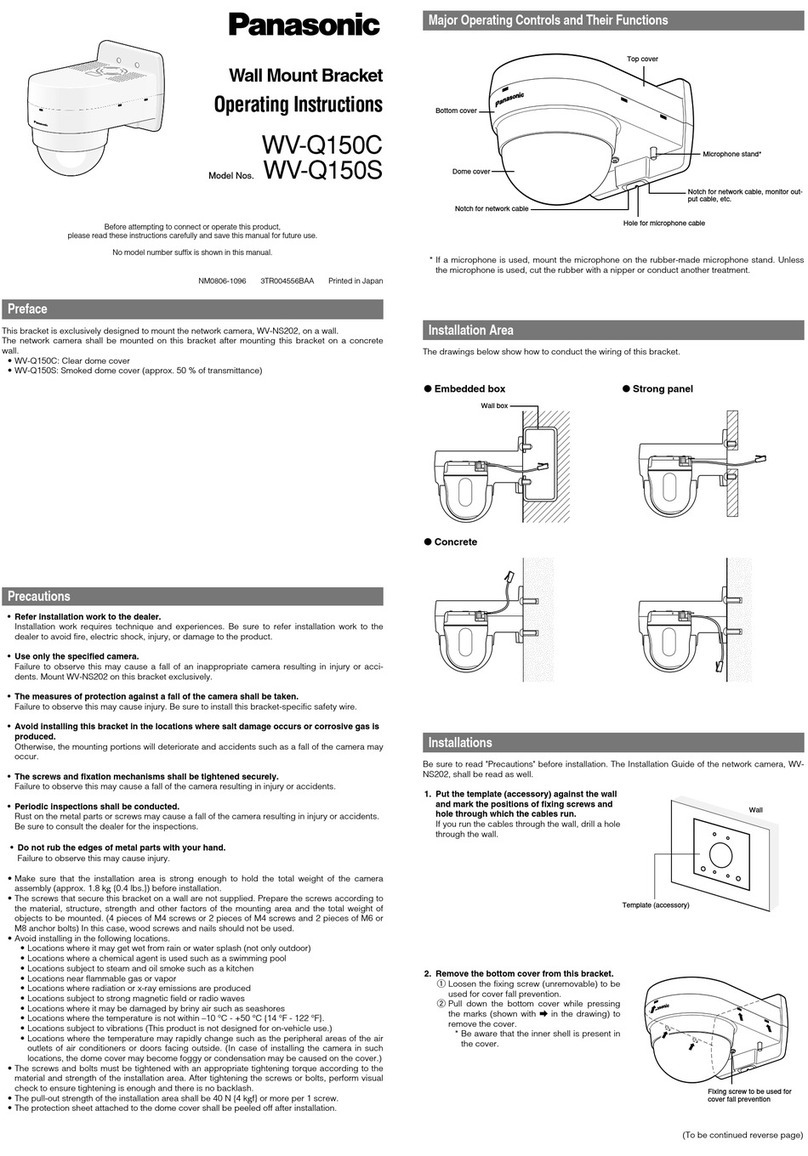 Panasonic WV-Q150C User manual