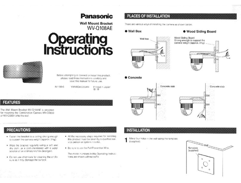Panasonic WV-Q108AE operating instructions