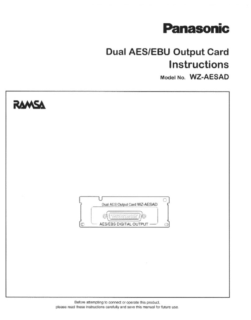 Panasonic WZ-AESAD instructions