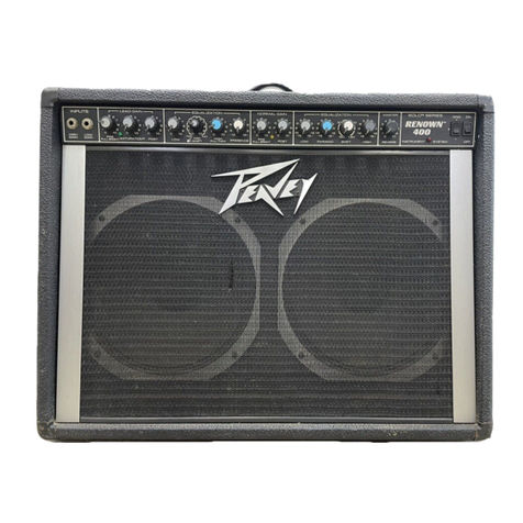 Peavey Renown 400 User manual Peavey Renown 400 User manual