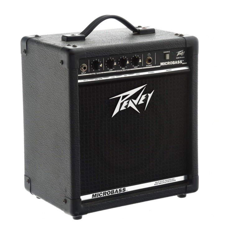 Peavey MicroBass User manual