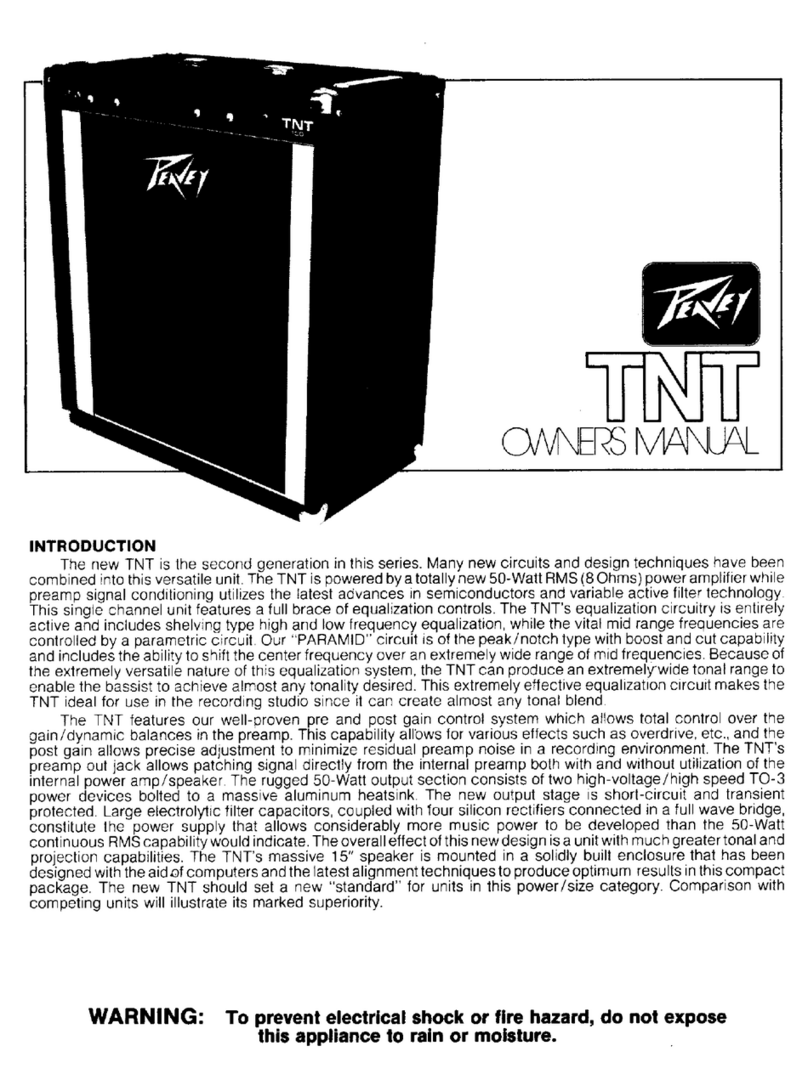 Peavey TNT User manual