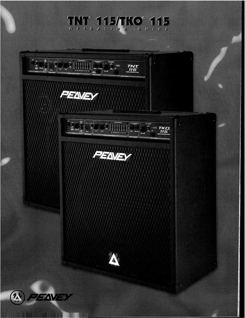 Peavey Tour TKO 115 User manual