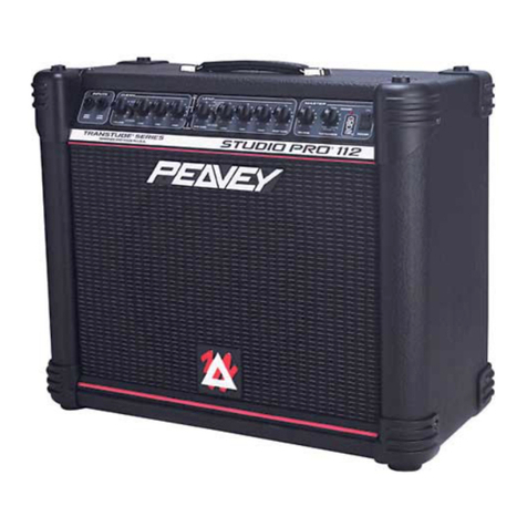 Peavey StudioPro 112 user guide