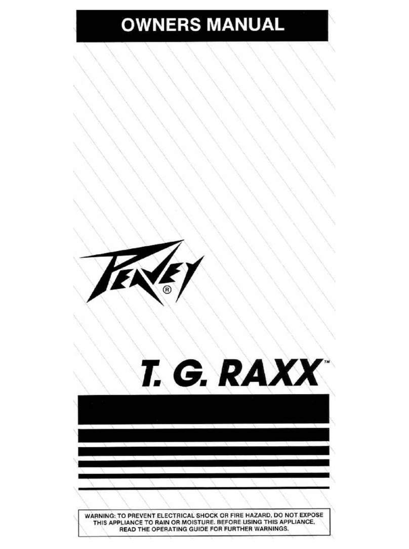 Peavey TG RAXX user guide
