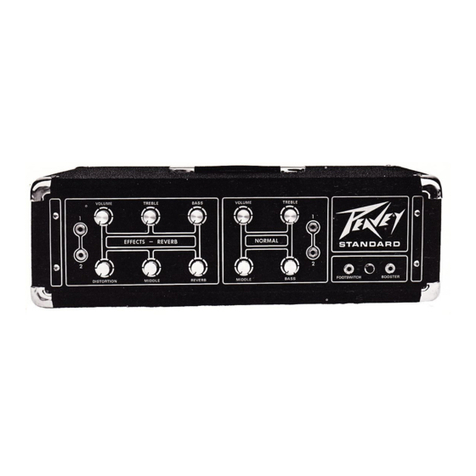Peavey Standard User manual Peavey Standard User manual
