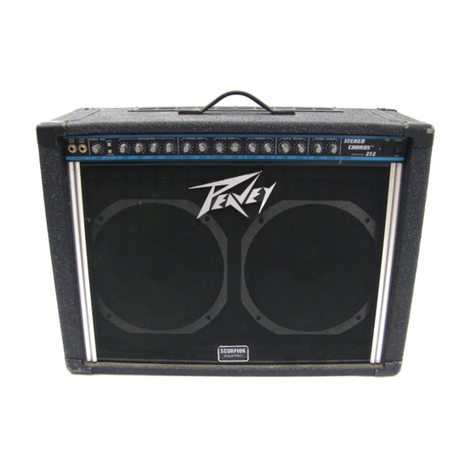 Peavey Stereo Chorus 212 User manual