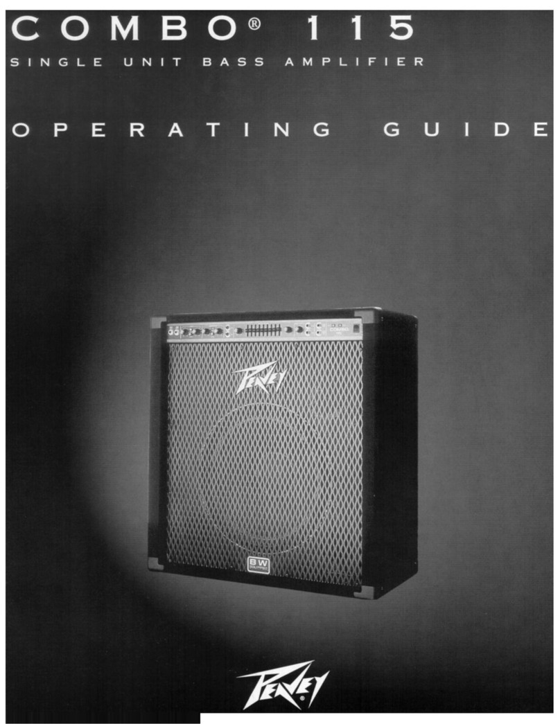 Peavey Combo 115 User manual