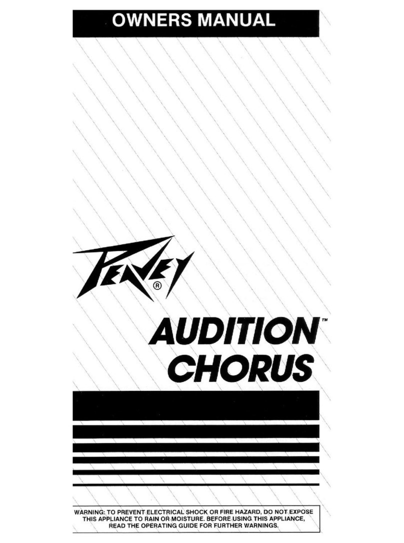 Peavey Audition Audition Chorus user guide