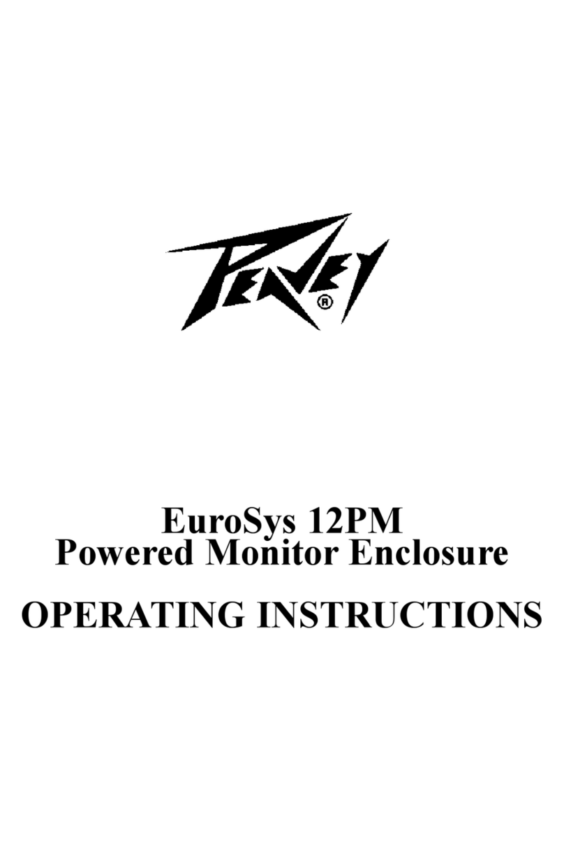 Peavey EuroSys 12PM operating instructions Peavey EuroSys 12PM operating instructions