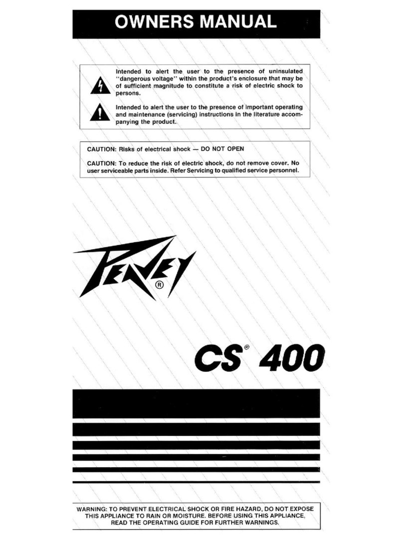 Peavey CS 400 user guide