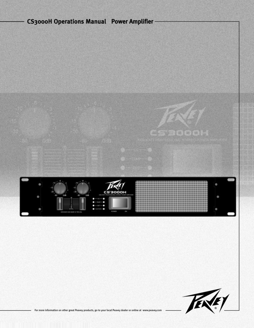 Peavey CS 3000H user guide