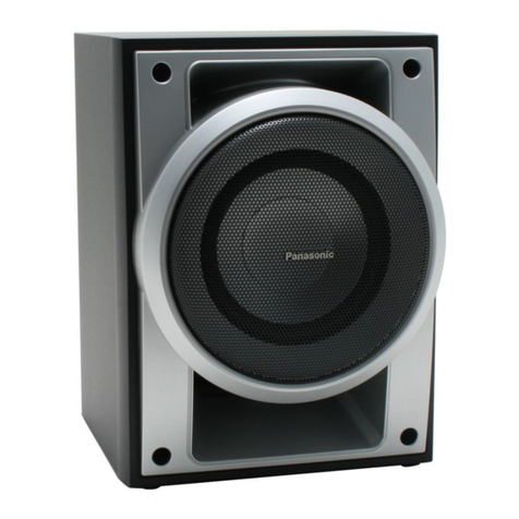 Panasonic SCAK750 - CD STEREO SYSTEM User manual