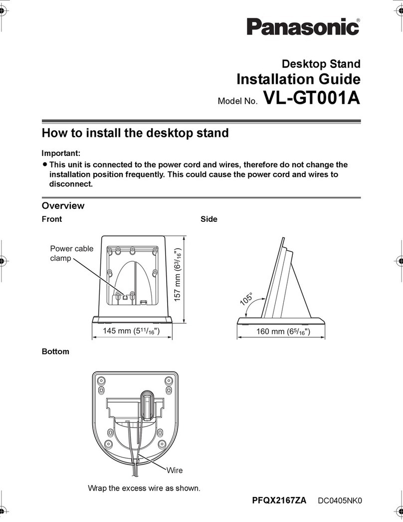 Panasonic VL-GT001A installation guide