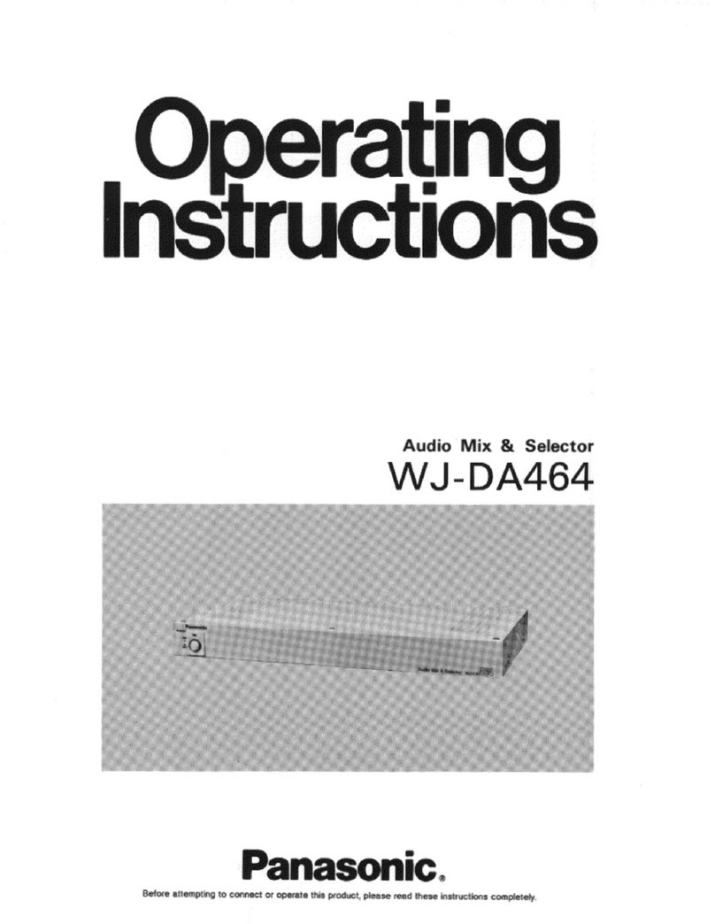 Panasonic WJ-DA464 user guide