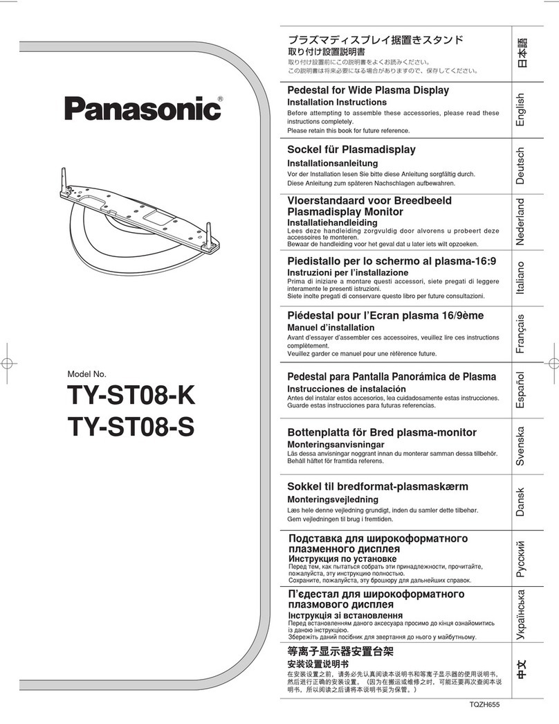 Panasonic TY-ST08S User manual Panasonic TY-ST08S User manual