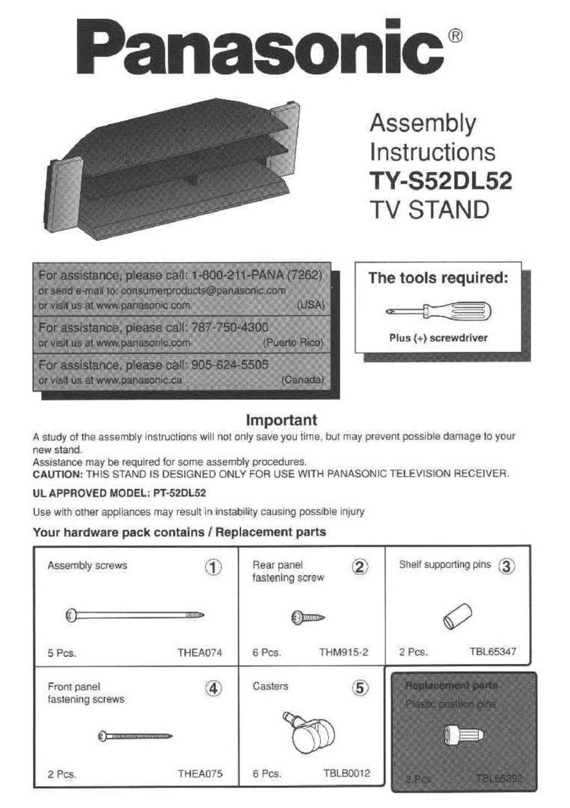 Panasonic TY-S52DL52 User manual