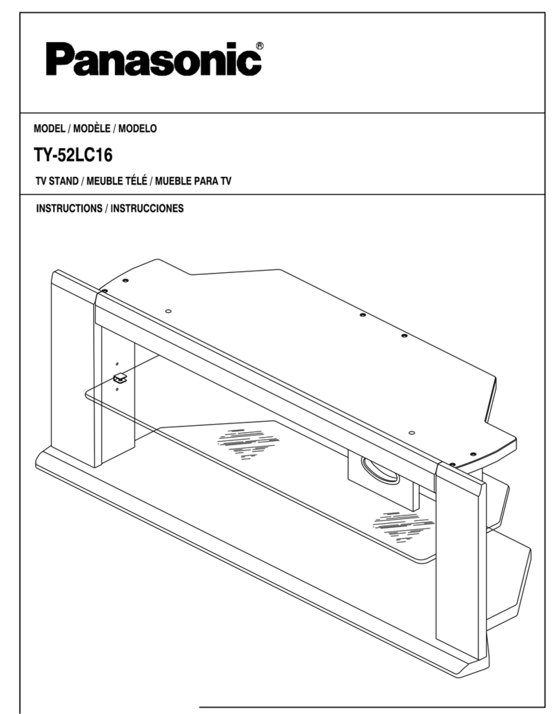 Panasonic TY52LC16F1 - TELEVISION STAND-MULTI-LANG User manual Panasonic TY52LC16F1 - TELEVISION STAND-MULTI-LANG User manual