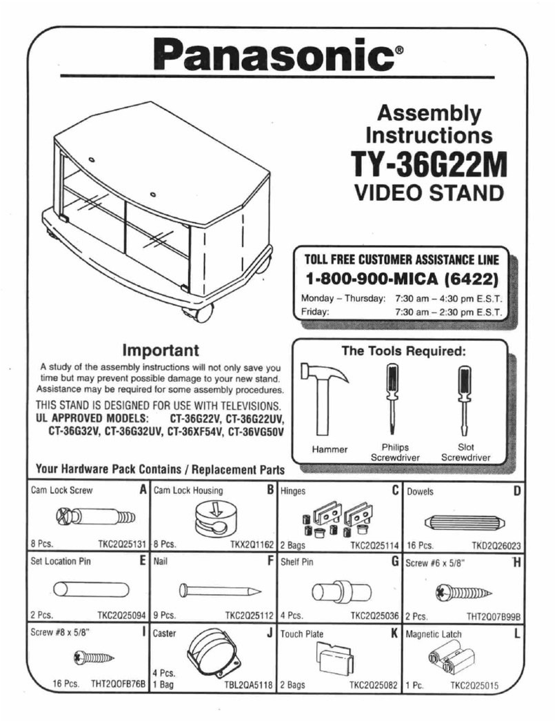 Panasonic TY-36G22M User manual Panasonic TY-36G22M User manual
