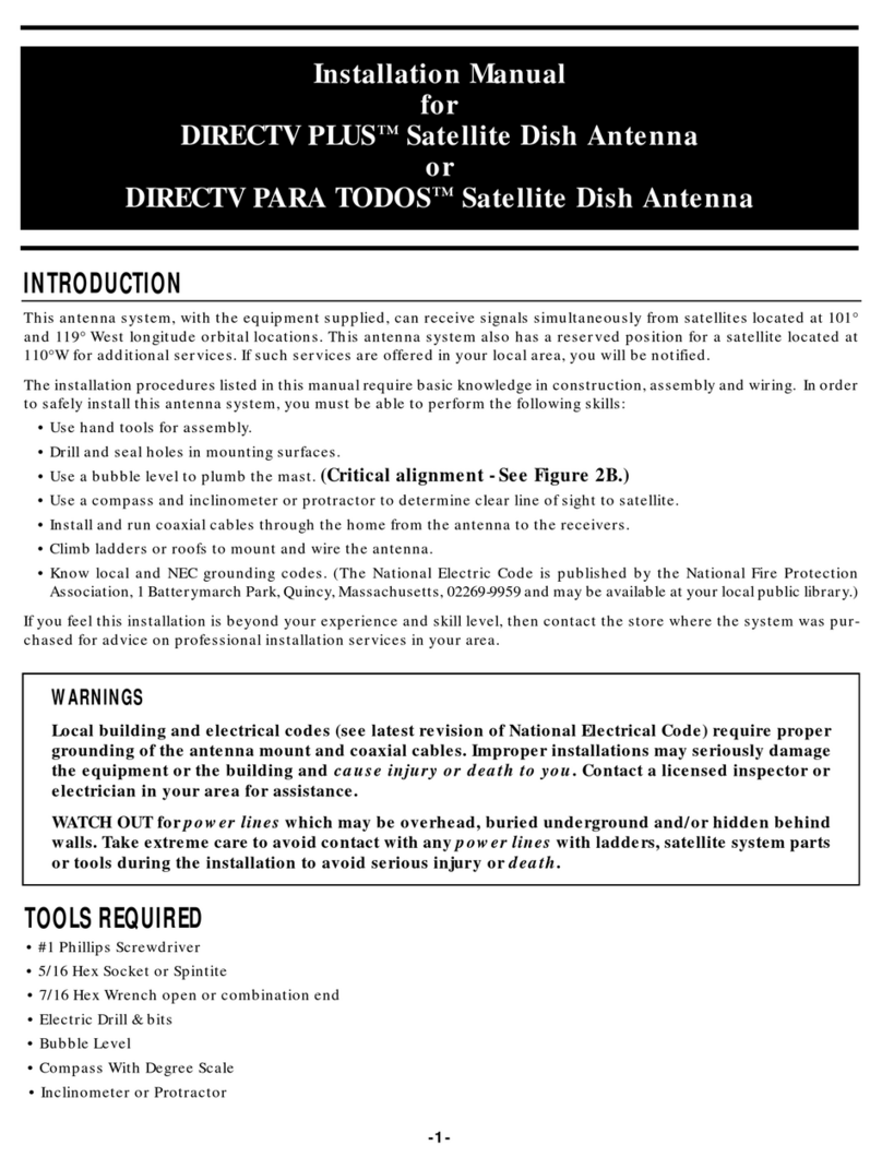 Panasonic TADA2420 - ANTENNA SYSTEM User manual Panasonic TADA2420 - ANTENNA SYSTEM User manual