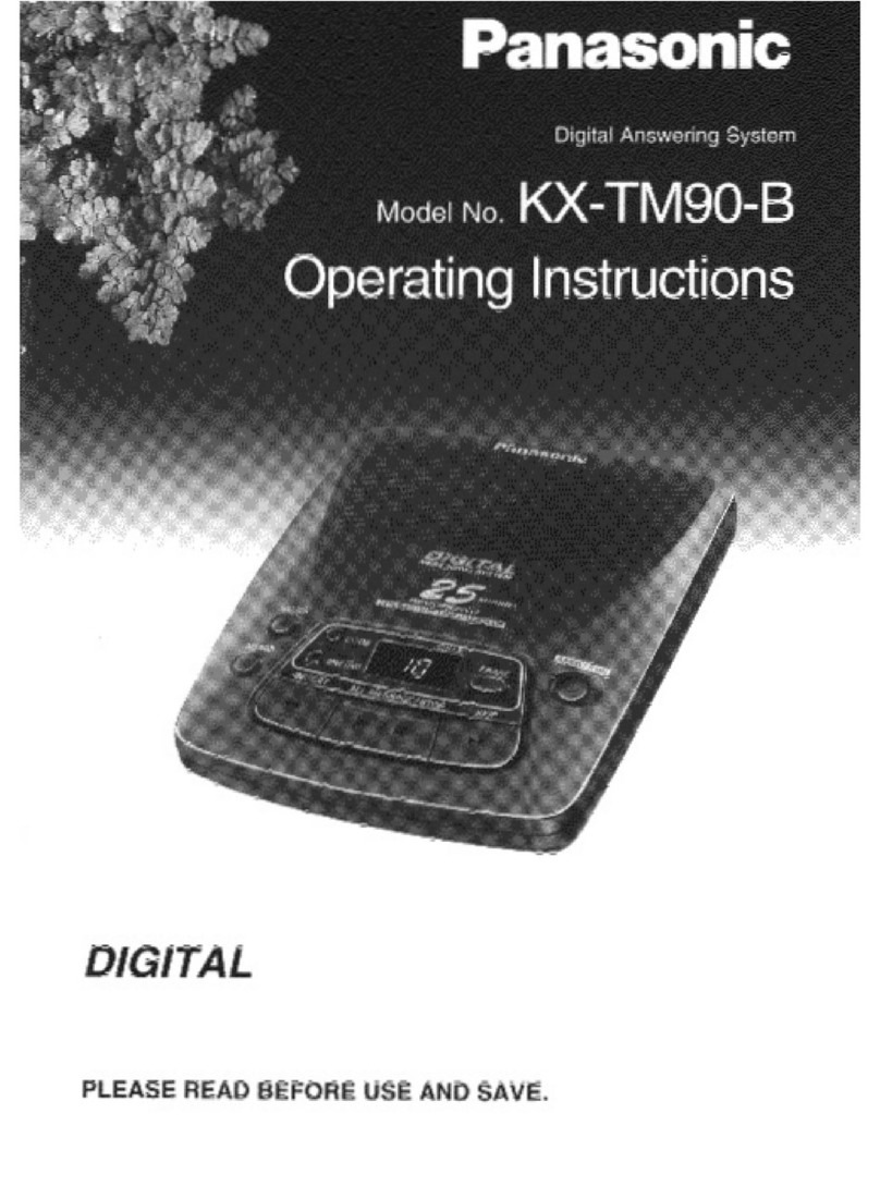 Panasonic KX-TM90B User manual