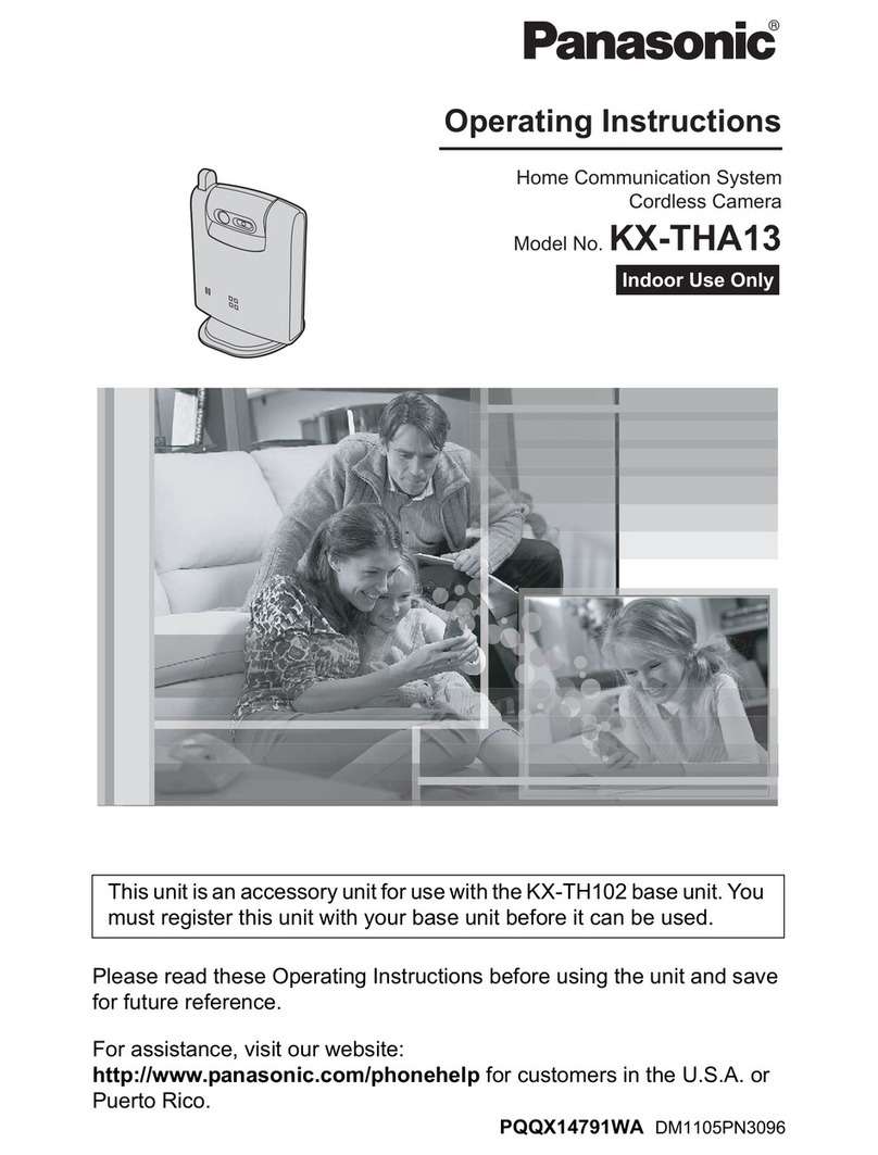 Panasonic KX-THA13 - Telephone Wireless Monitoring... operating instructions