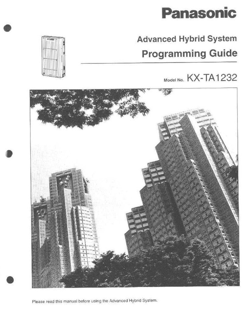 Panasonic KX-TA1232 User manual