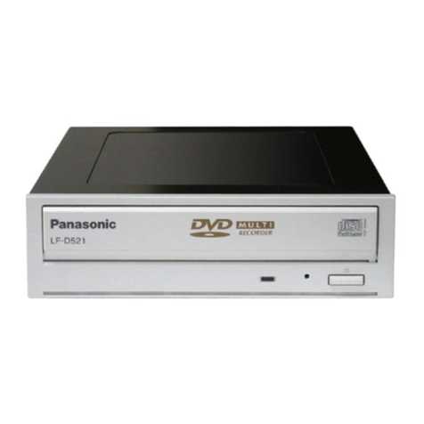Panasonic LFD521U - DISK DRIVE User manual