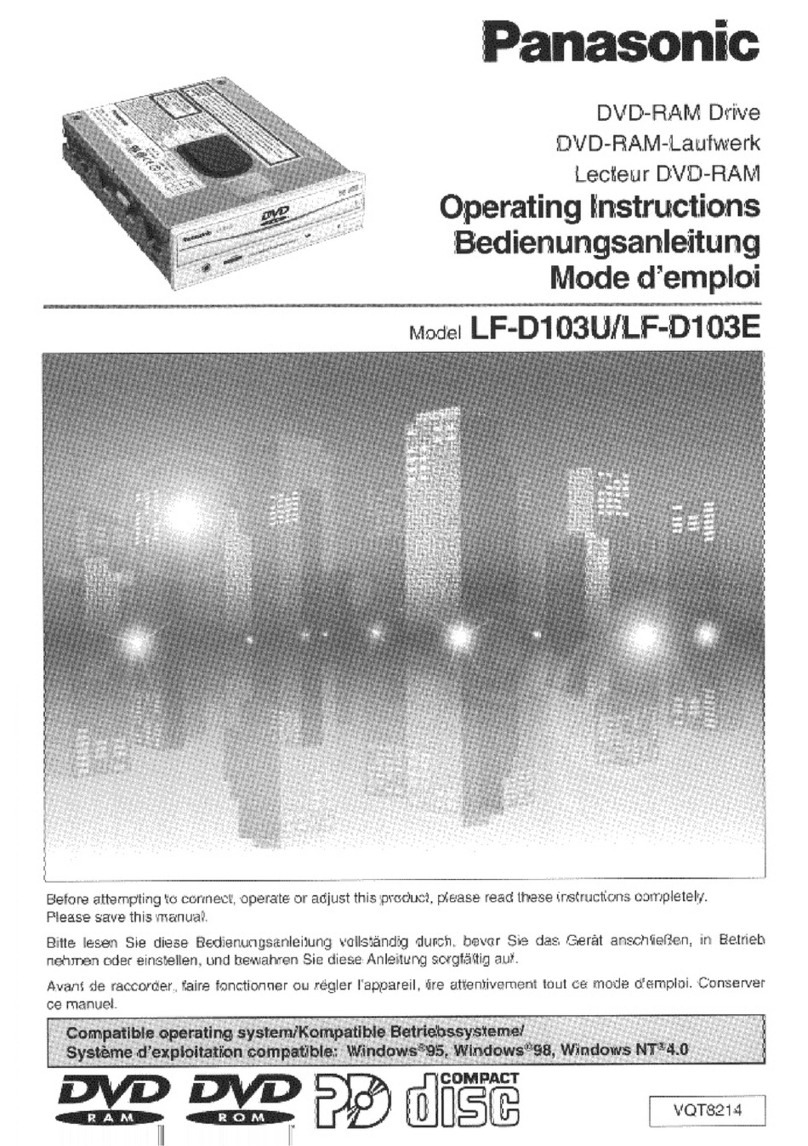Panasonic LF-D103E User manual