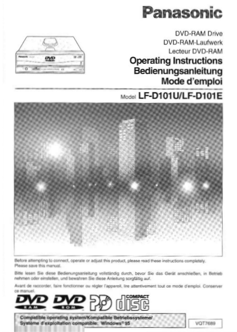 Panasonic LF-D101E operating instructions