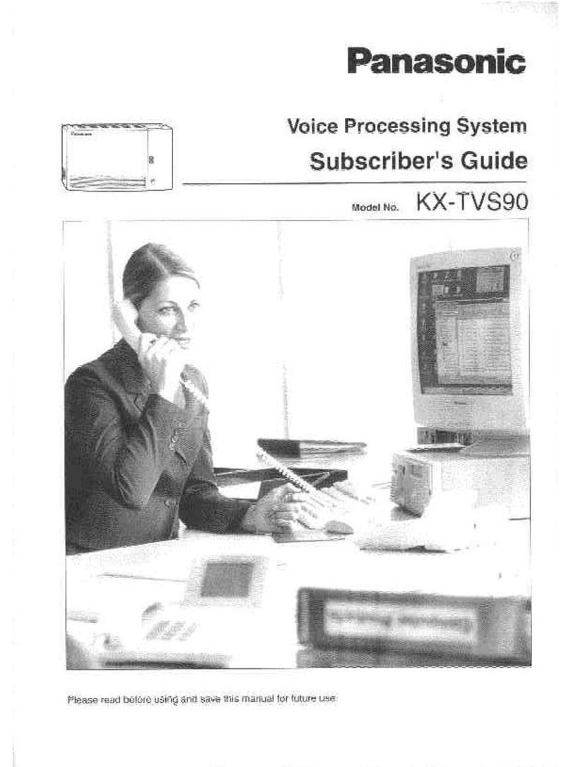 Panasonic KX-TVS90 user guide Panasonic KX-TVS90 user guide