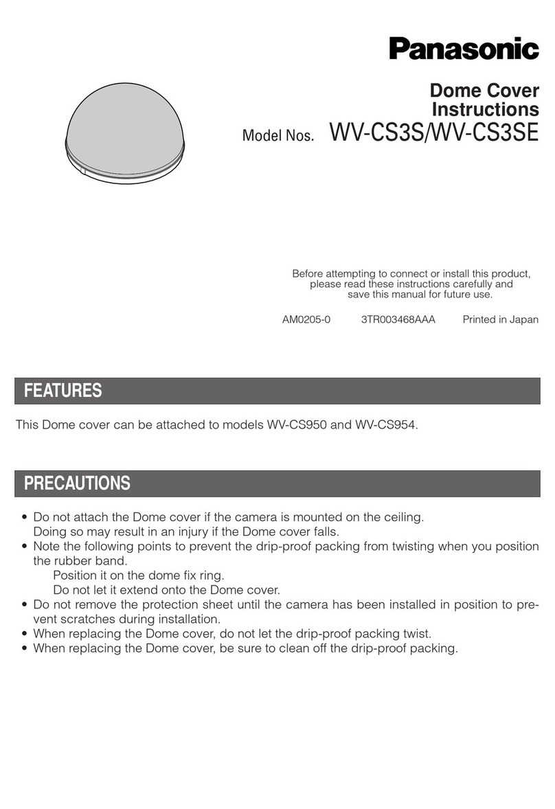Panasonic WV-CS3S User manual