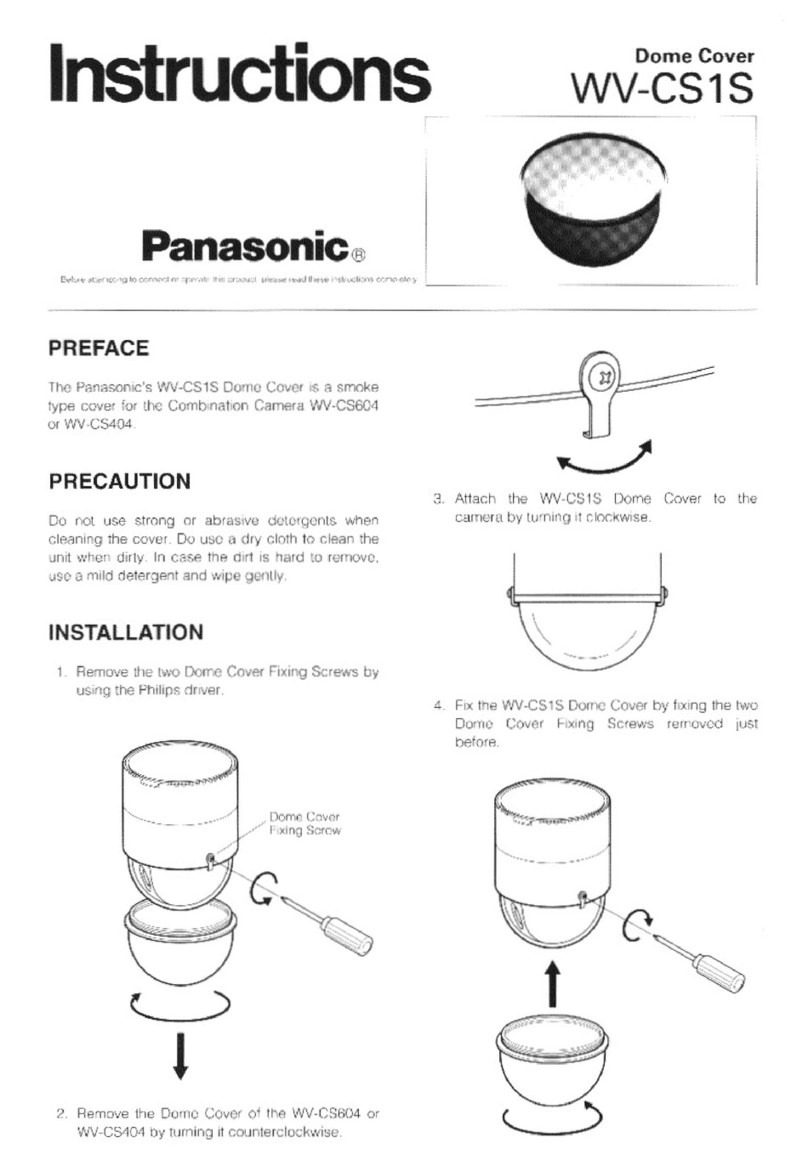 Panasonic WV-CS1S instructions