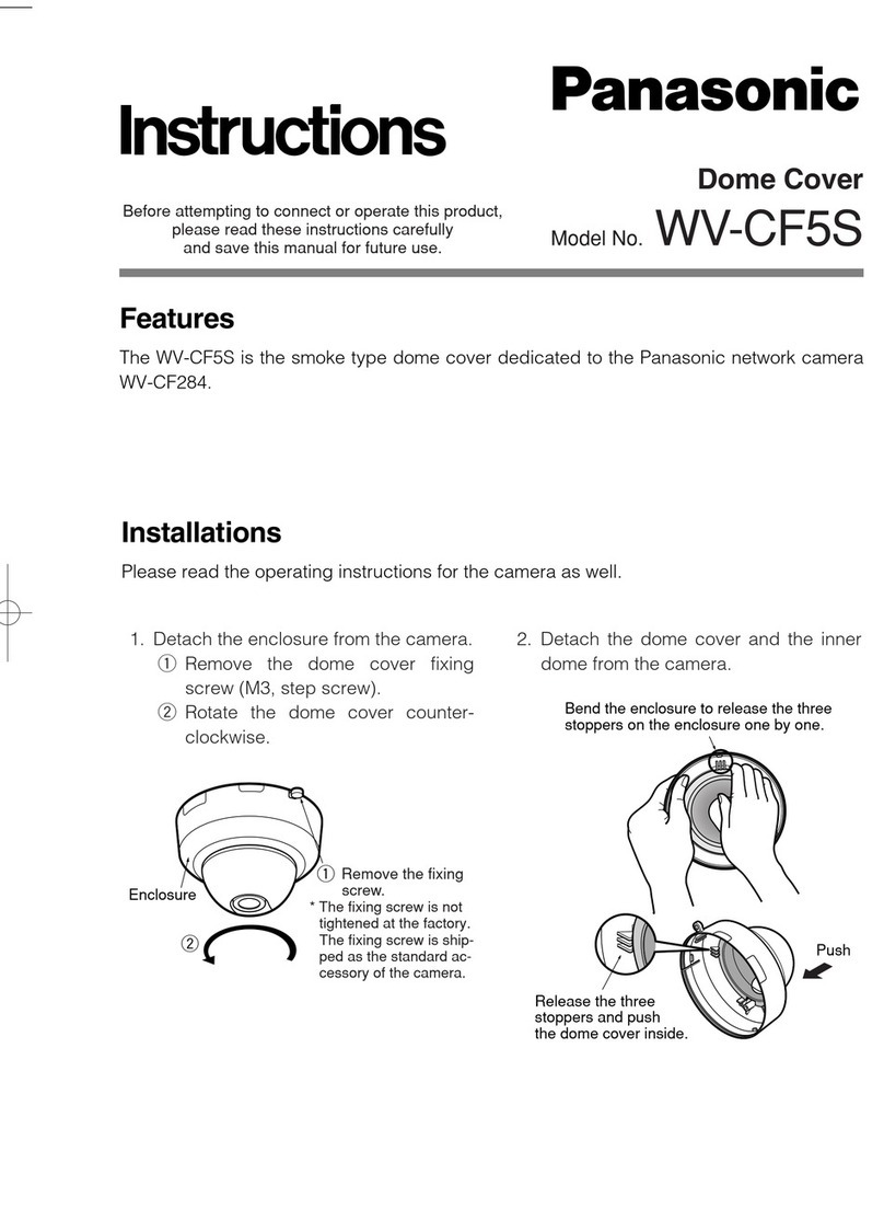 Panasonic WV-CF5S instructions
