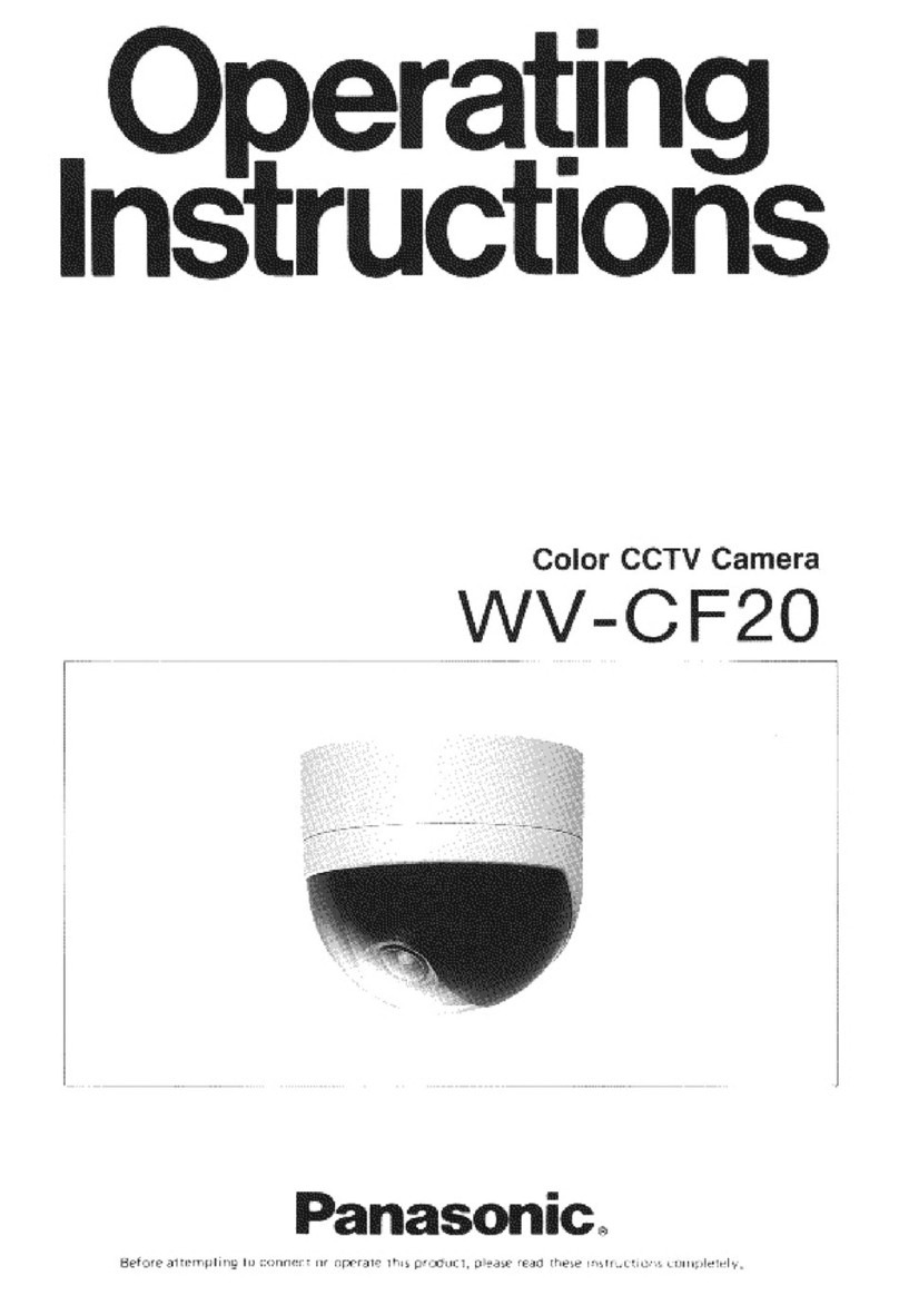 Panasonic WV-CF20 User manual