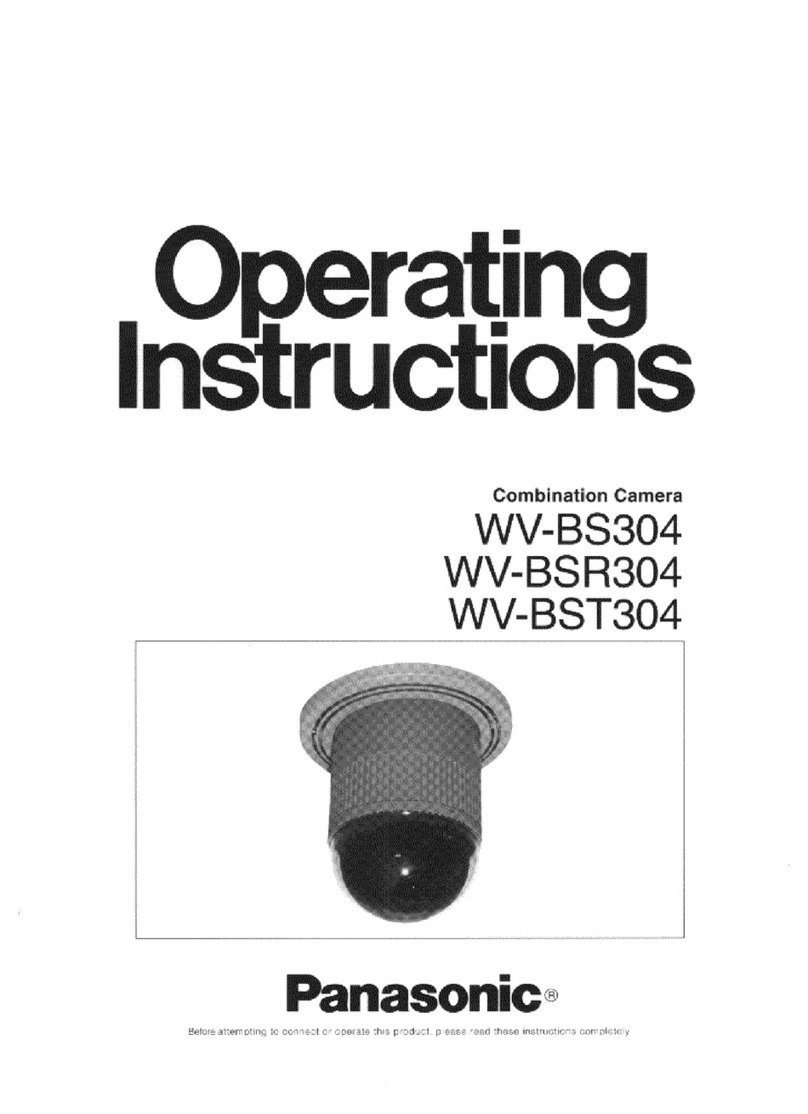 Panasonic WVBS304 - UNITIZED CAMERA User manual