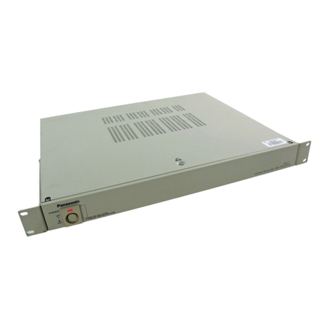 Panasonic WVPS104C - CAMERA DRIVE UNIT User manual