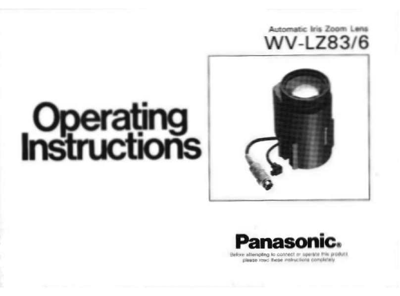 Panasonic WV-LZ6 User manual