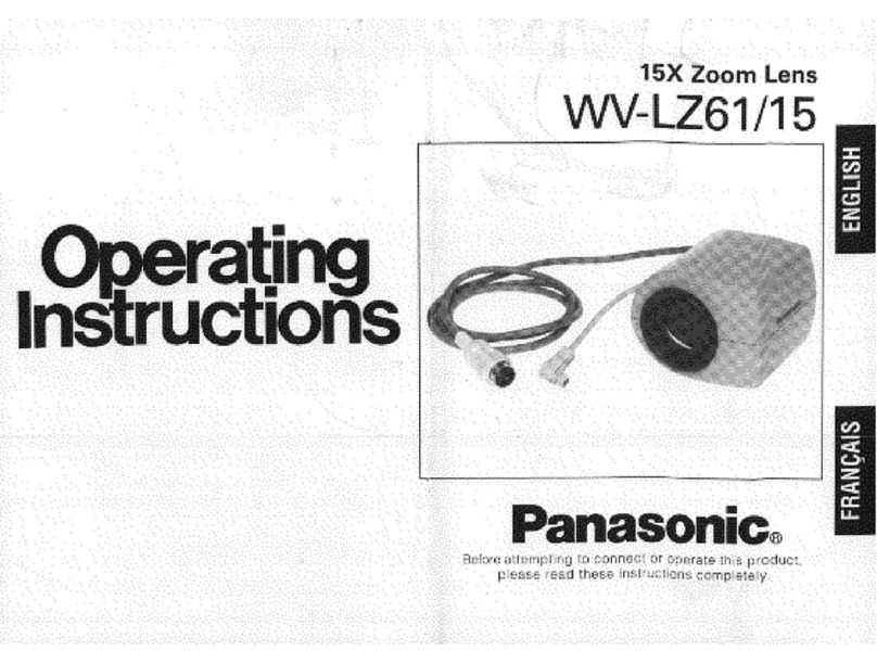 Panasonic WV-LZ15 User manual