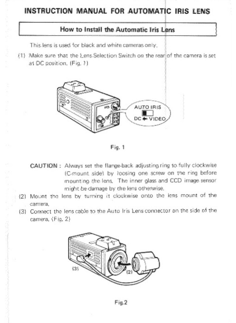 Panasonic WV-LA6B2 User manual