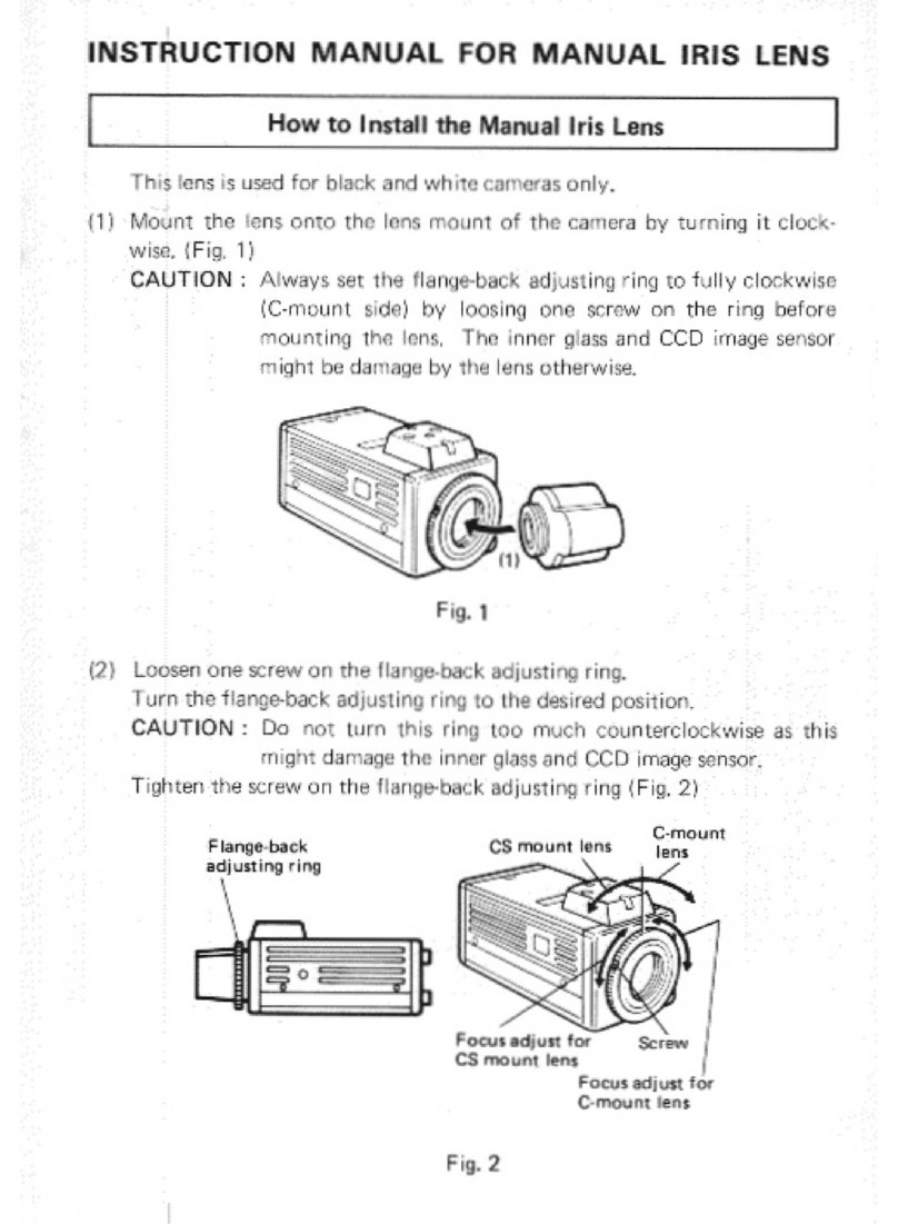 Panasonic WV-LM6B2 User manual