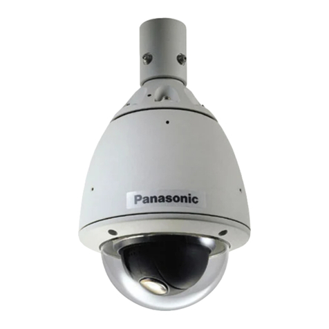 Panasonic WVCW864A - DOME CAMERA User manual